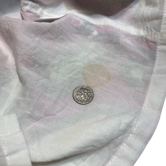 Milly of New York Dress Sleeveless Shift Size 8 Pink White Brown Print USA Made - Picture 5 of 13